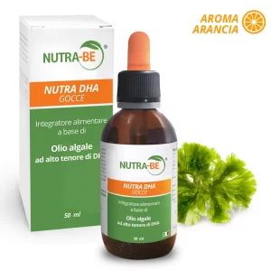 NUTRA DHA è un integratore alimentare a base di olio algale ad alto tenore di Omega 3 (DHA).