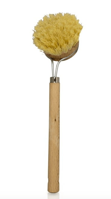 Spazzola Per Lavaggio In Legno Di Faggio E Fibra Di Cocco – Forma A Violino – Ecologica