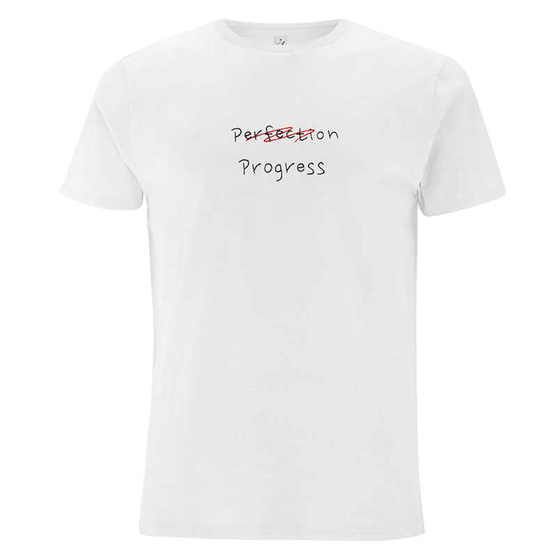 T-Shirt "Progress not Perfection" - unisex
