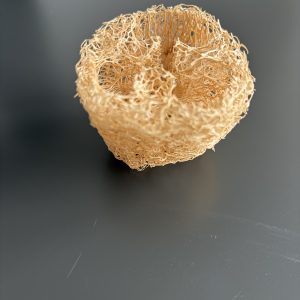 Alternative view of Posa sapone in luffa disco da circa 3 cm