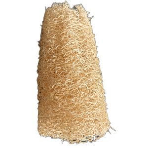Spugna di luffa italiana pura 11 cm su sfondo bianco - WHATaECO