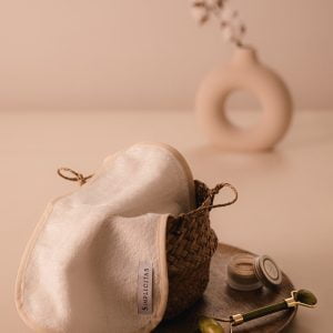 Panno struccante in spugna di bambù