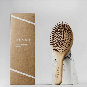 Spazzola Tonda | Spazzola antifrizz in legno di bambù