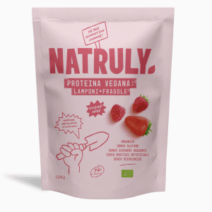 PROTEINE VEGANE LAMPONI E FRAGOLE BIO 350 G | Natruly