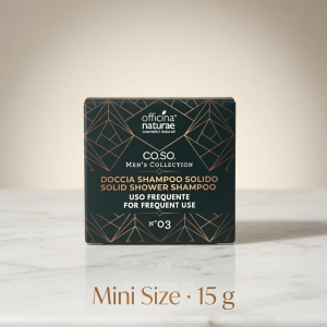Doccia Shampoo Uomo Solido per Uso Frequente Minisize I Officina Naturae