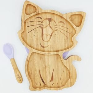 Piatto Bambini a forma di Gatto Ecomikro