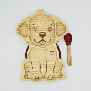 Piatto Bambini a forma di Cane Ecomikro