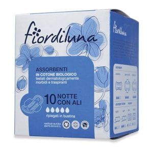 Assorbenti Notte con Ali (10 pezzi) I Fiordiluna