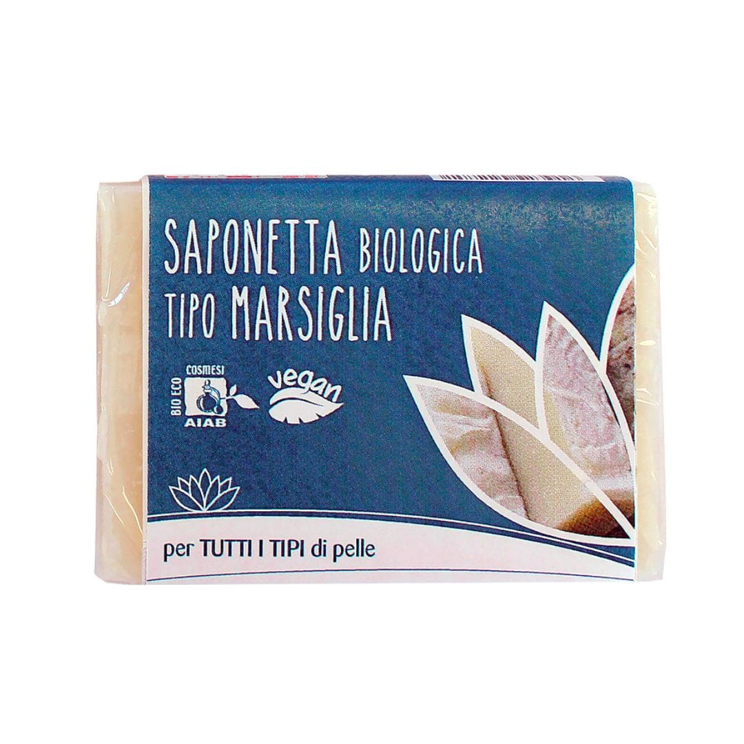 Saponetta BIO tipo Marsiglia - 100 gr I Fior di Loto