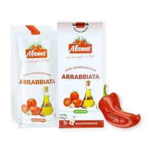 sugo vegetale all'arrabbiata 5 monoporzioni