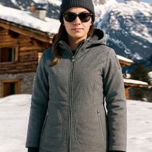 Woman Short Parka Vegan | +mino