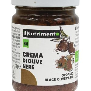 Il Nutrimento Crema di Olive Nere Bio 130g