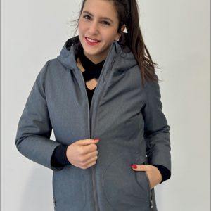 Alternative view of Woman Short Parka Vegan | +mino