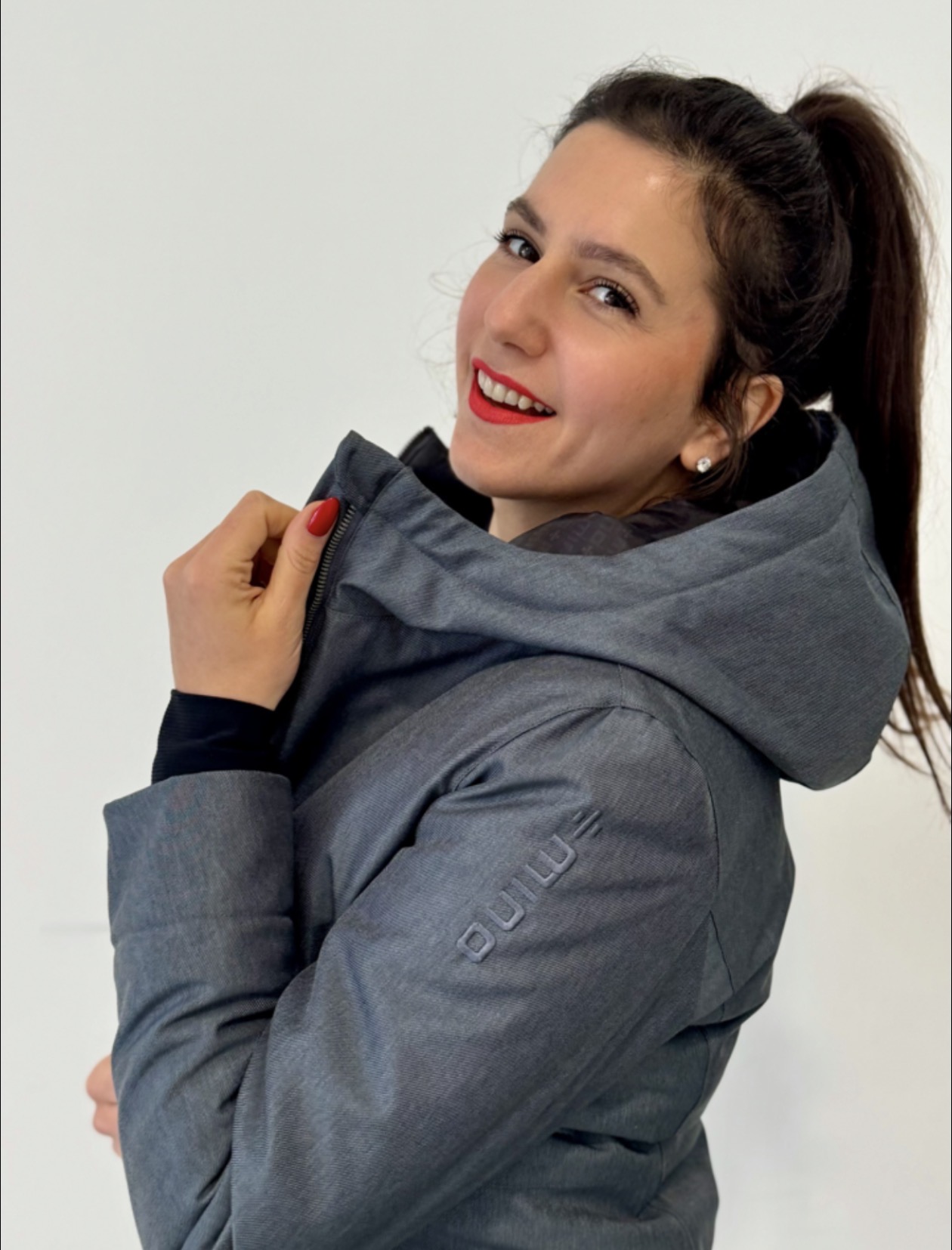 Woman Short Parka Vegan | +mino - immagine 3