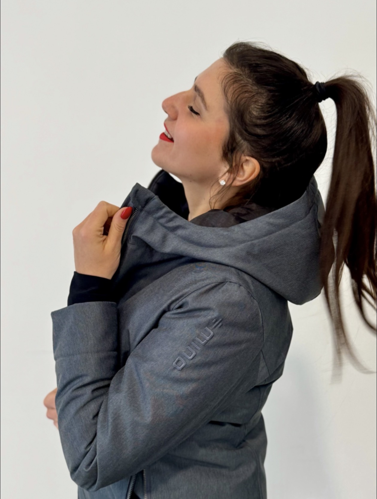 Woman Short Parka Vegan | +mino - immagine 4