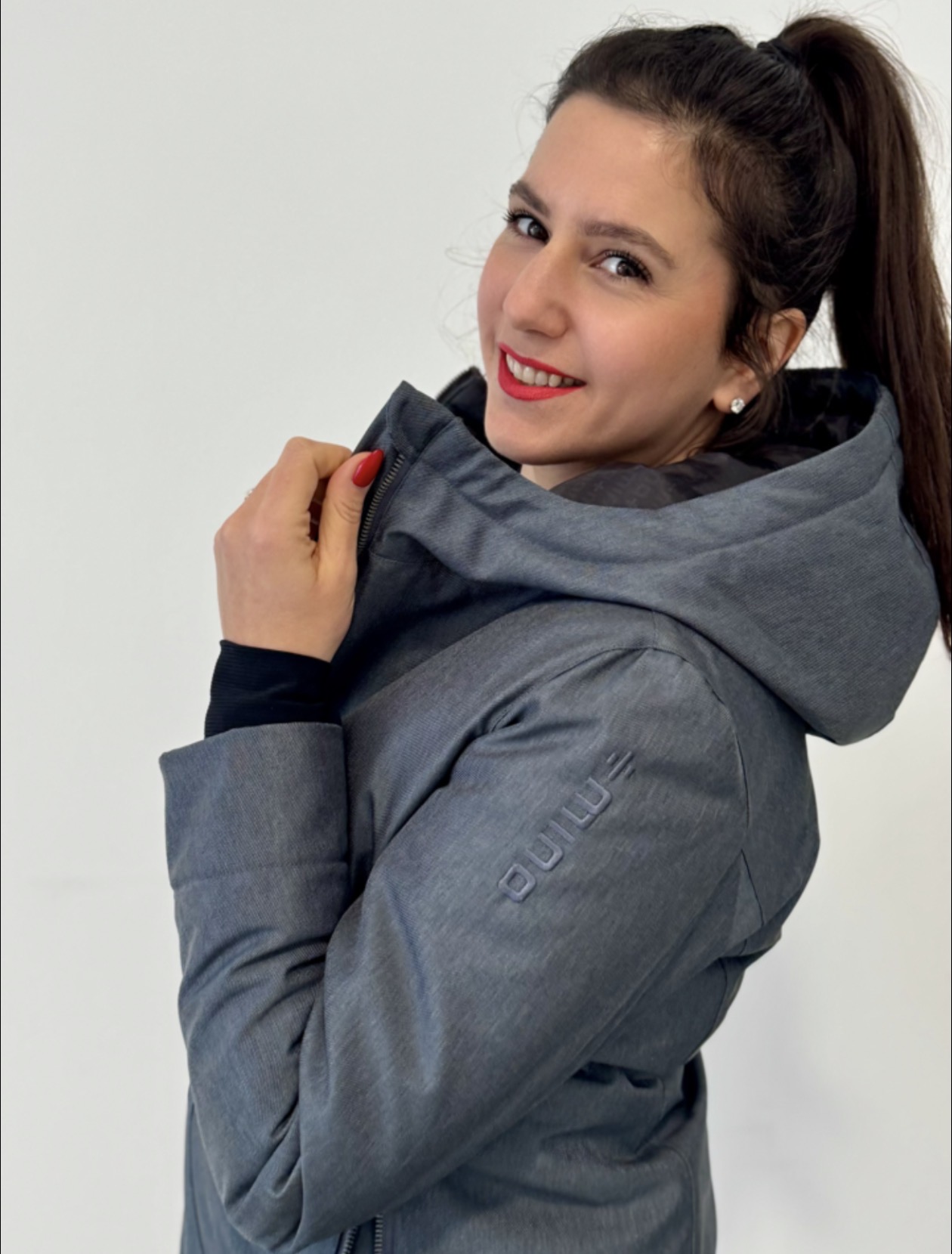 Woman Short Parka Vegan | +mino - immagine 6