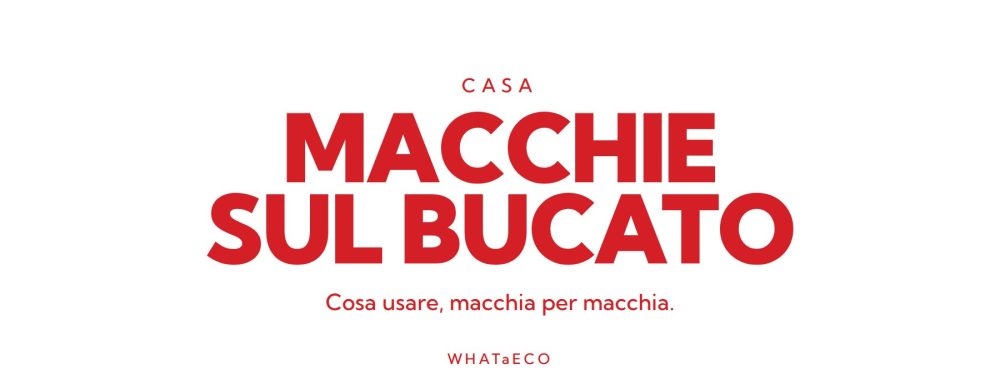 Copertina articolo WHATaECO: macchie bucato guida