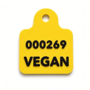 Alternative view of Portachiavi Vegan 000269