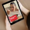 Tablet con un capitolo della guida Da 0 a Vegan Betta