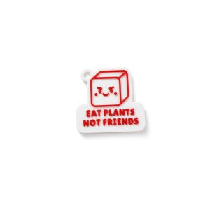 Portachiavi Eat Plants Not Friends