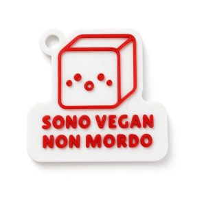 Portachiavi Sono Vegan Non Mordo