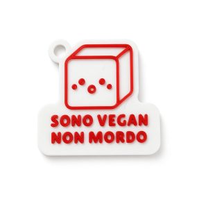 Portachiavi Sono Vegan Non Mordo