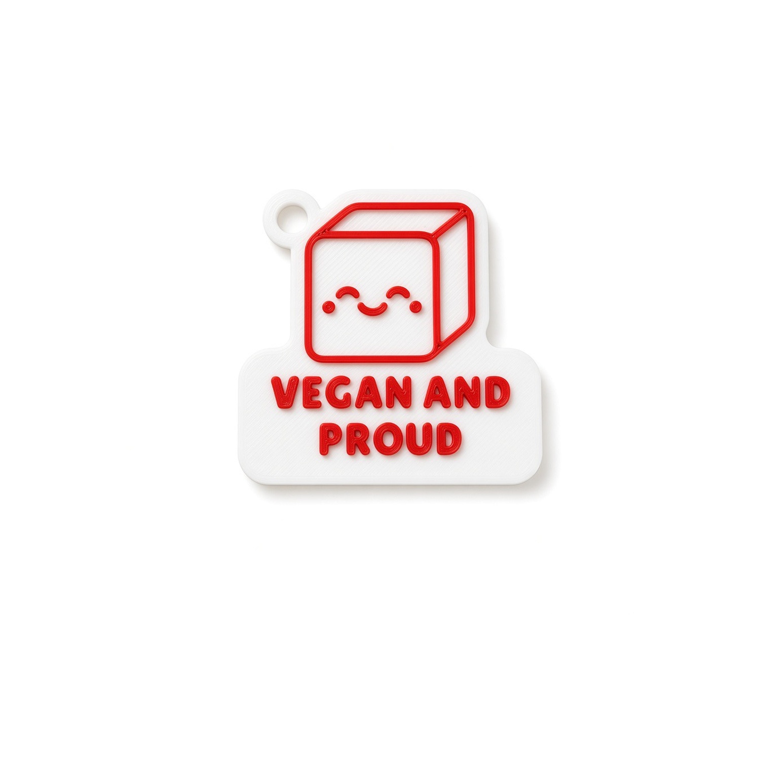 Portachiavi Vegan And Proud